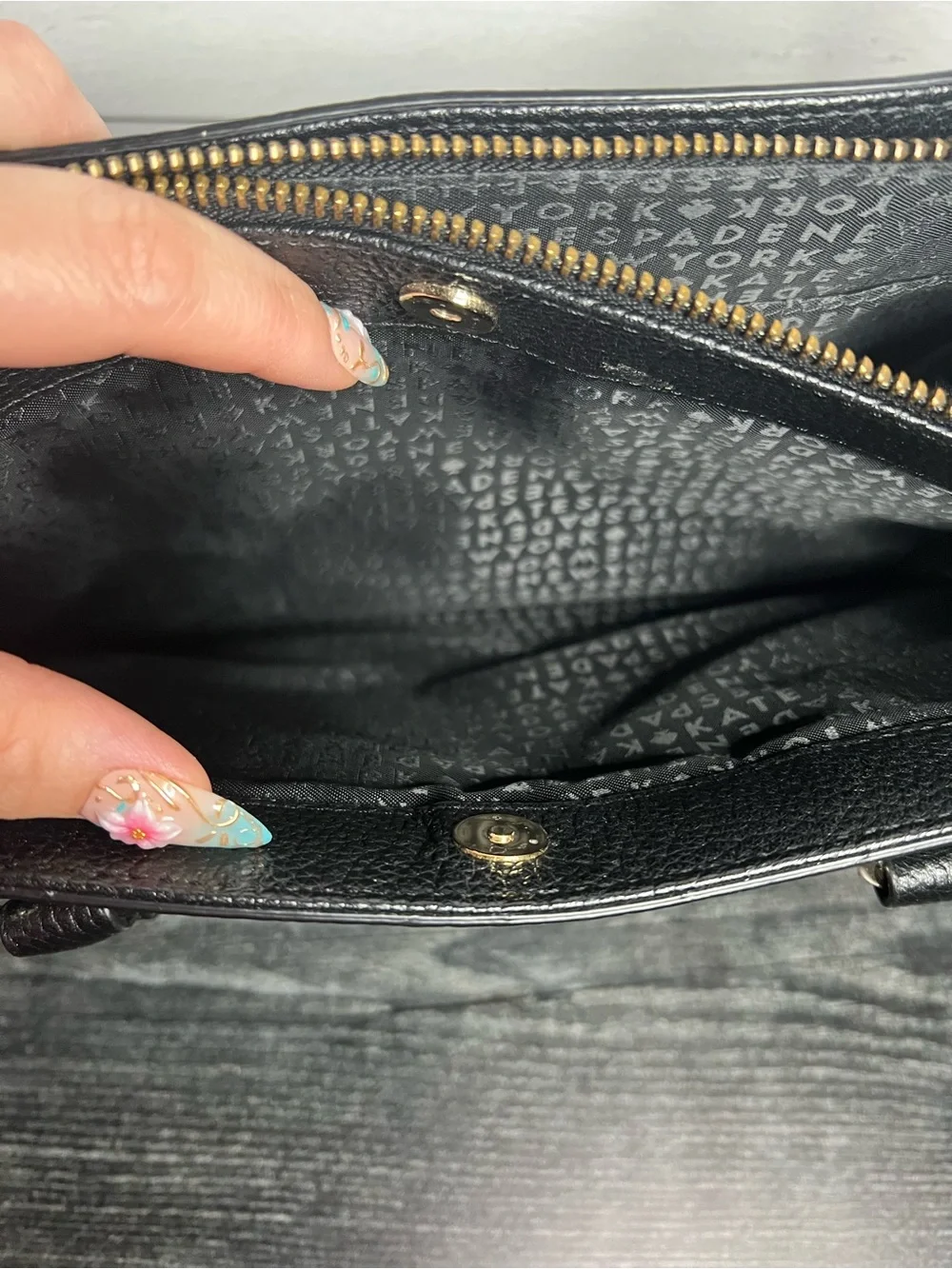 kate spade black pebbled leather crossbody satchel